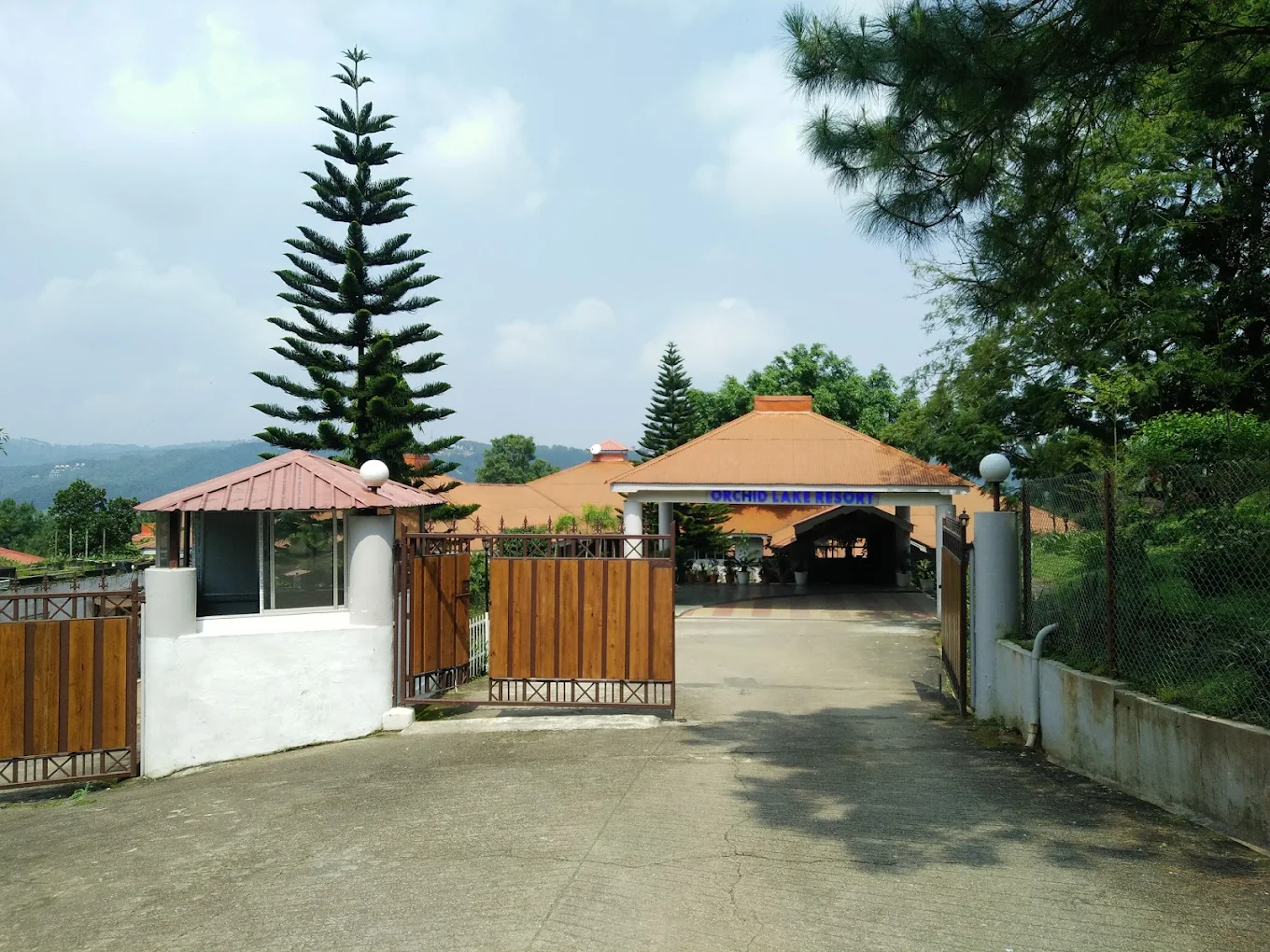 Orchid Lake Resort entrance Umiam Meghalaya